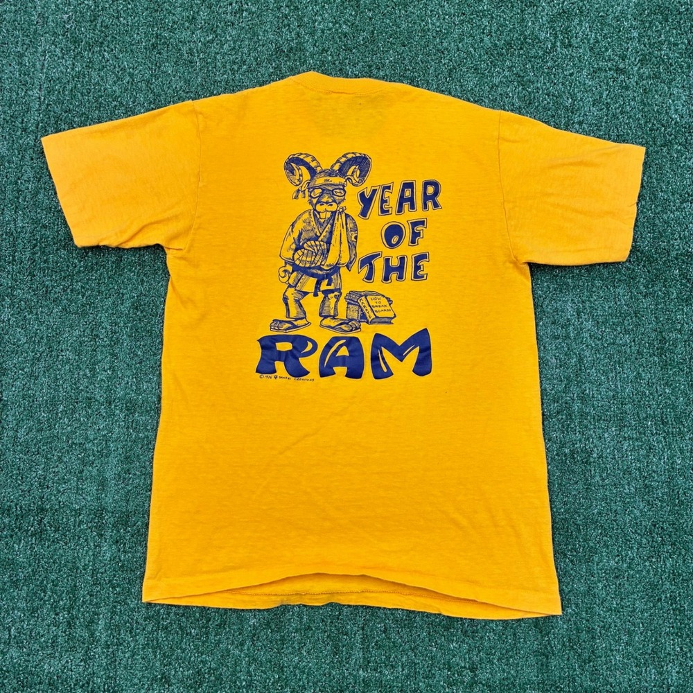 Vintage 1976 Sunbelt Year Of‎ The Ram T-shirt